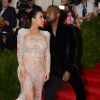 Kim Kardashian et Kanye West au Met Gala à New York, le 4 mai 2015.