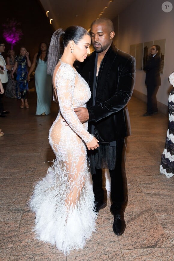 Kim Kardashian et Kanye West au Met Gala à New York, le 4 mai 2015.