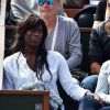 Thierry Frémont et sa femme Gina dans les tribunes des Internationaux de France de tennis de Roland-Garros à Paris, le 1er juin 2015.