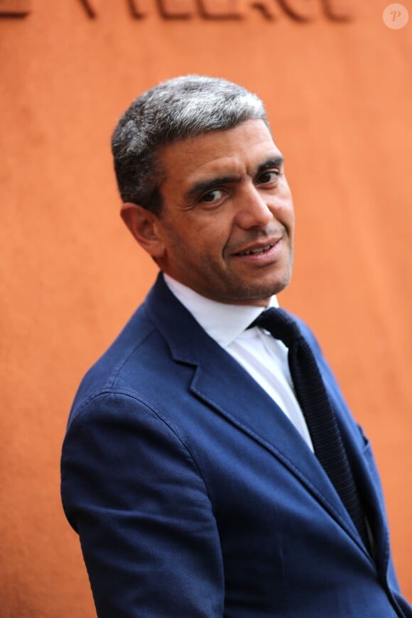 Ramzi Khiroun au village des Internationaux de France de tennis de Roland-Garros à Paris, le 1er juin 2015.