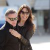 Robin Williams et sa femme Susan Schneider à Paris en octobre 2011.