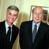 Exclusif - Interview de Valéry Giscard d'Estaing par Cyril Viguier, dans les bureaux de l'ancien président de la République, à Paris le 26 février 2015.