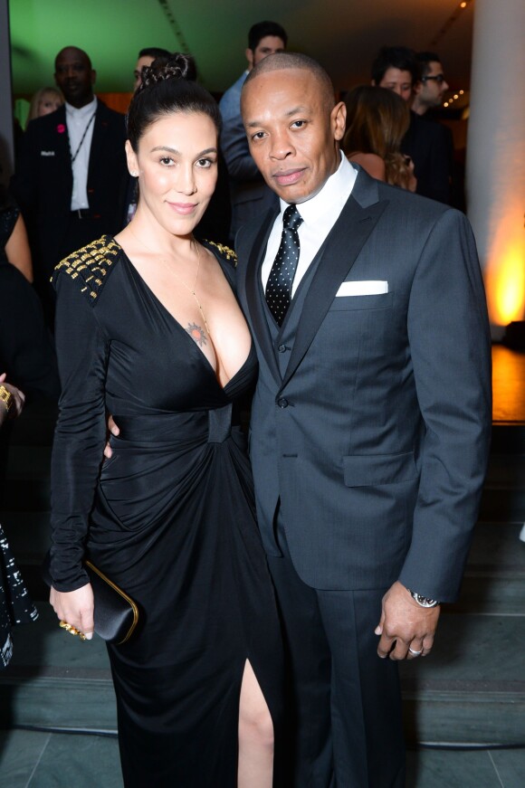 Nicole Young et Dr. Dre (Andre Young) à New York. Novembre 2014.
