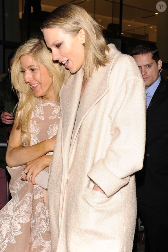 Ellie Goulding, Taylor Swift - Arrivée des people à la cérémonie des "ELLE Style Awards 2015" à Londres, le 24 février 2015.  