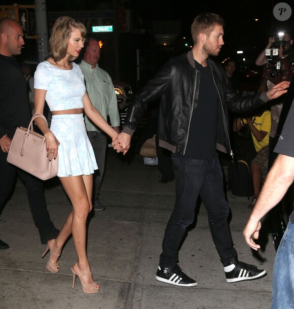 Taylor Swift et son petit ami Calvin Harris ont fait la fête ensemble à New York, le 26 mai 2015  