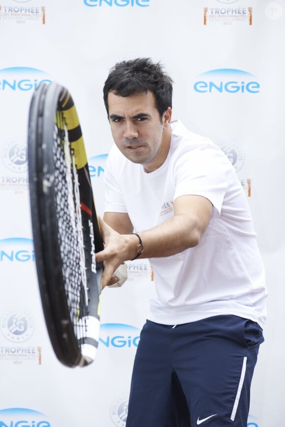 Alex Goude lors de la deuxième journée du Trophée des personnalités à Roland-Garros, le mercredi 3 juin 2015.