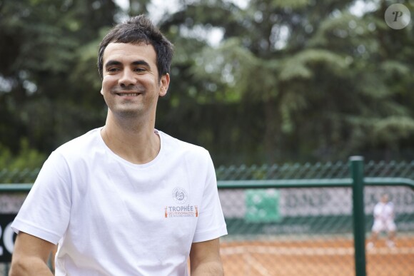 Alex Goude lors de la deuxième journée du Trophée des personnalités à Roland-Garros, le mercredi 3 juin 2015.
