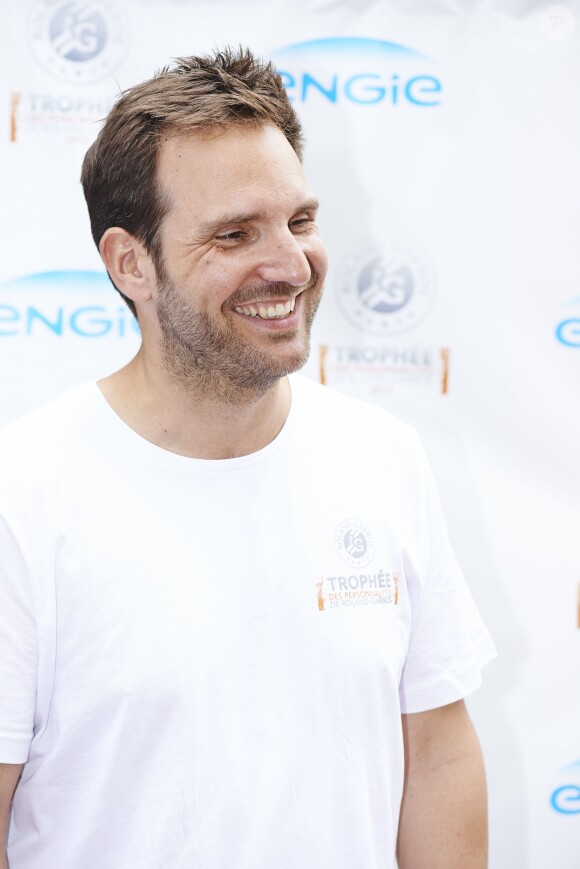 Christophe Michalak lors de la deuxième journée du Trophée des personnalités à Roland-Garros, le mercredi 3 juin 2015.