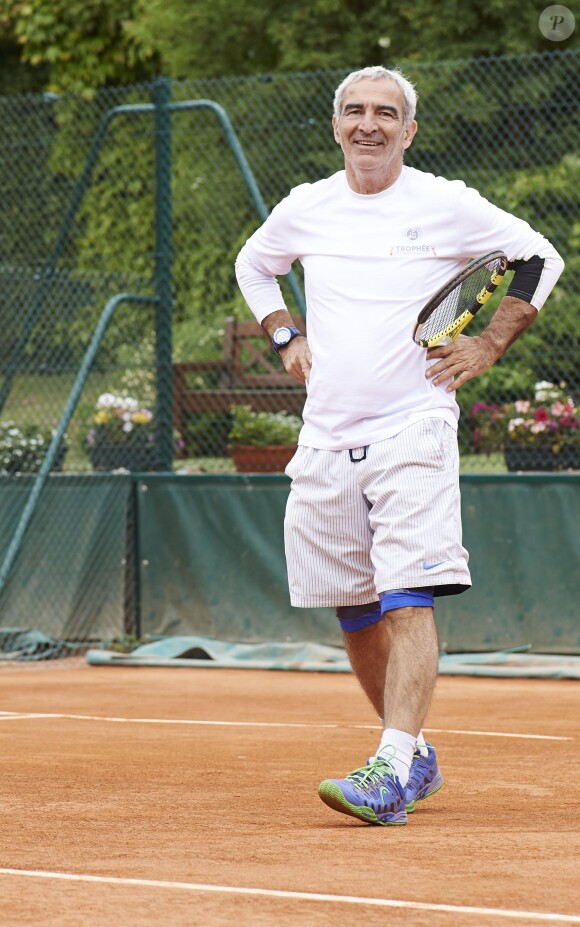 lors de la deuxième journée du Trophée des personnalités à Roland-Garros, le mercredi 3 juin 2015.