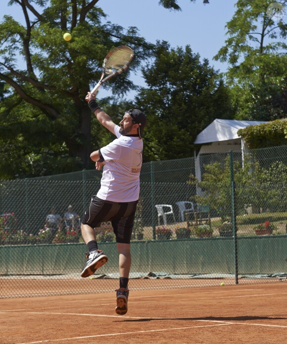 Cyril Hanouna lors de la troisième journée du Trophée des personnalités à Roland-Garros, le jeudi 4 juin 2015.
