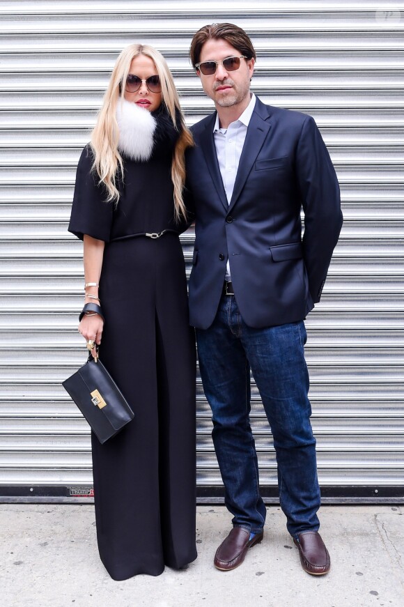 Rachel Zoe et Rodger Berman arrivent à la fondation Dia Art pour assister au défilé Gucci croisière 2016. New York, le 4 juin 2015.