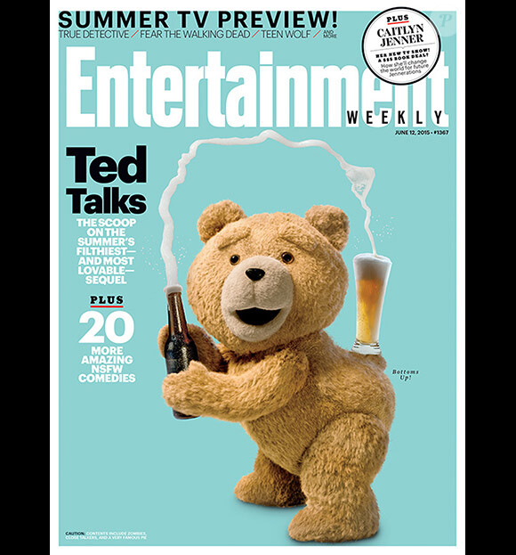 Couverture d'Entertainment Weekly pour le film Ted. Il parodie Kim Kardashian.