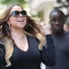 Mariah Carey sort de son hôtel le 7 juin 2015 à Paris  