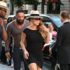 Mariah Carey arrive à son hôtel le Peninsula à Paris, le 6 juin 2015.  