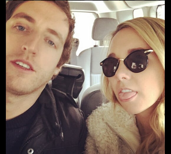 Mollie Gates et son fiancé Thomas Middleditch, sur Instagram le 24 janvier 2015