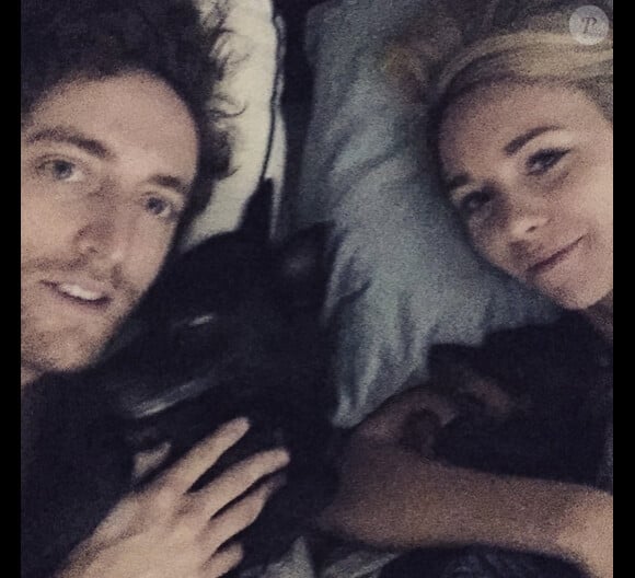 Mollie Gates et son fiancé Thomas Middleditch, sur Instagram le 5 janvier 2015