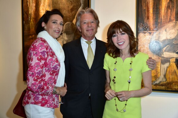 guest, Karen Cheryl (Isabelle Morizet) - Vernissage de l'exposition du peintre Alberto Bertti au 12 Drouot à Paris le 8 juin 2015