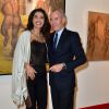 Sandra Murcia, Jean-Claude Jitrois - Vernissage de l'exposition du peintre Alberto Bertti au 12 Drouot à Paris le 8 juin 2015