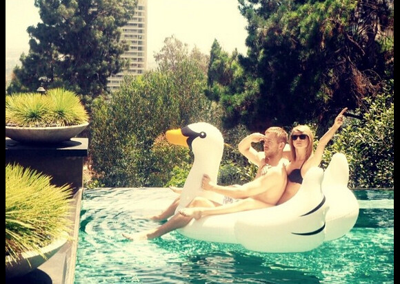 Taylor Swift et Calvin Harris, sur Instagram le 11 juin 2015