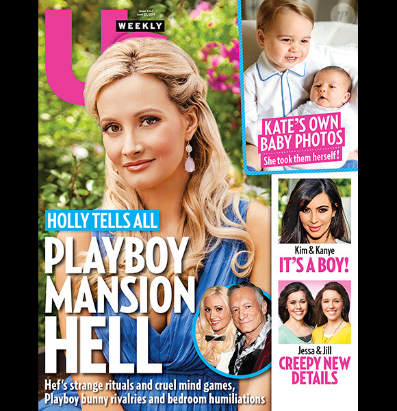 Holly Madison raconte l'enfer du Playboy Mansion en couverture du magazine Us Weekly, juin 2015.