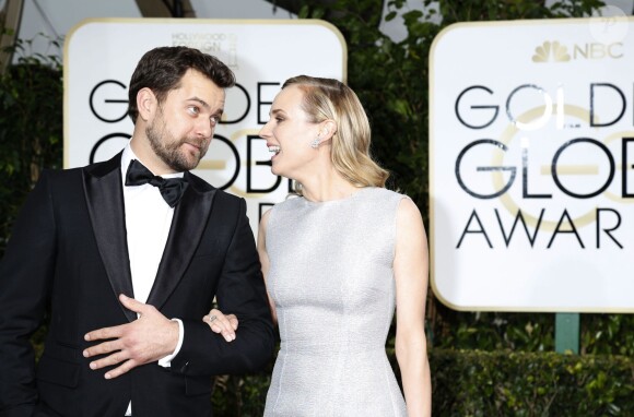 Diane Kruger et son compagnon Joshua Jackson - 72e cérémonie annuelle des Golden Globe Awards à Beverly Hills, le 11 janvier 2015.