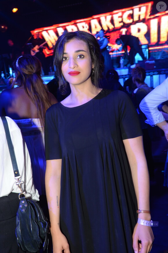 Camélia Jordana lors de la soirée de gala du 5e Marrakech du Rire, à Marrakech (Maroc), le samedi 13 juin 2015.