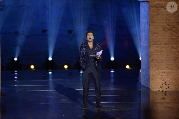 Jamel Debbouze sur scène lors du gala du Marrackech du rire à Marrakech, le 13 juin 2015