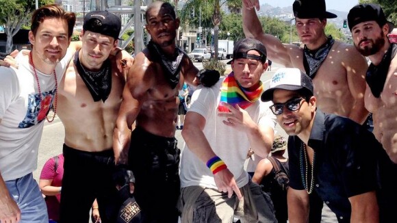 Channing Tatum et les beaux gosses de ''Magic Mike XXL'' hot à la gay pride...