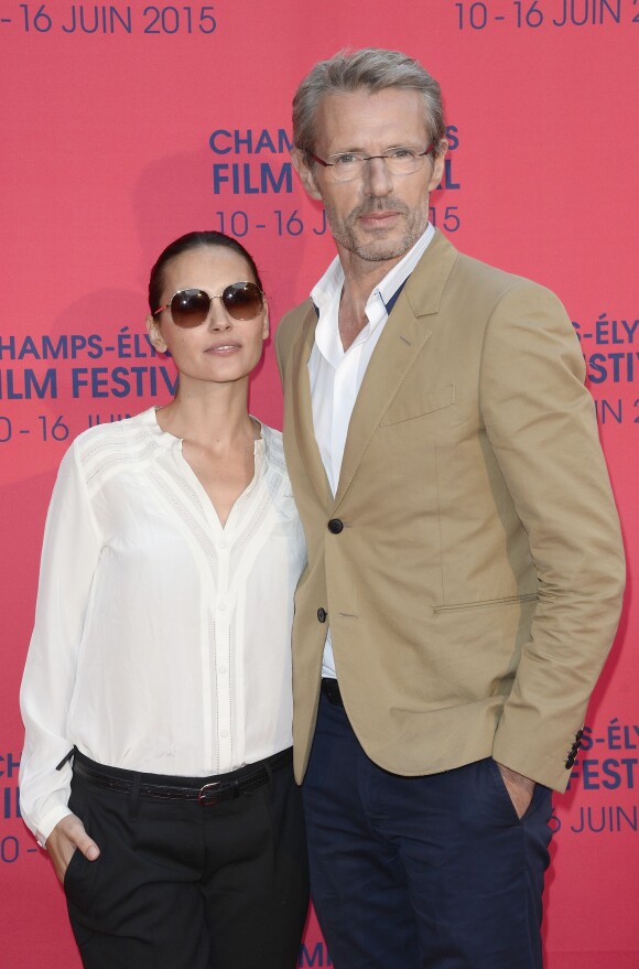 Virginie Ledoyen et Lambert Wilson - Avant première du film "Une famille à louer" au cinéma Publicis lors du 4e Champs-Elysées Film Festival à Paris le 15 juin 2015