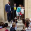 Pepe Reina à Cordoue le 14 juin 2015 pour le baptême de sa fille Sira (6 mois) devant de nombreux membres de sa famille. 