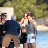 Exclusif - Sam Claflin et Emilia Clarke sur le tournage du film "Me before you" à Palma de Majorque le 12 juin 2015
