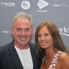 Exclusif - Philippe Risoli et Nathalie Marquay lors du 12e festival "Les Hérault du Cinéma et de la Télévision" au Cap d'Agde, le 20 juin 2015.