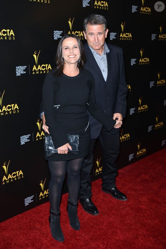 Anthony LaPaglia et Gia Carides - 3ème édition des AACTA International Awards à LOs Angeles, le 10 janvier 2014