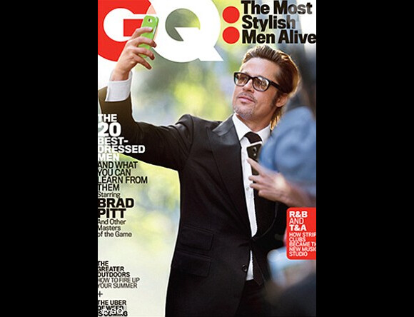 La couverture du magazine GQ édition américaine avec Brad Pitt