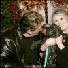 Johnny Hallyday et Brigitte Bardot lors du Noel des animaux à Levallois Perret, le 18 décembre 2004