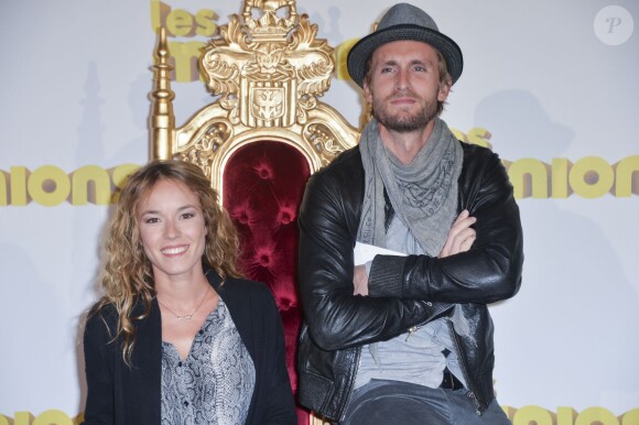 Elodie Fontan et Philippe Lacheau - Avant-première du film "Les Minions" au Grand Rex à Paris le 23 juin 2015.