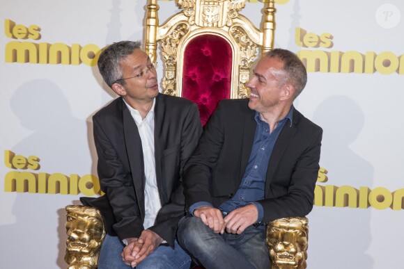 Pierre Coffin et Kyle Balda - Avant-première du film "Les Minions" au Grand Rex à Paris le 23 juin 2015.