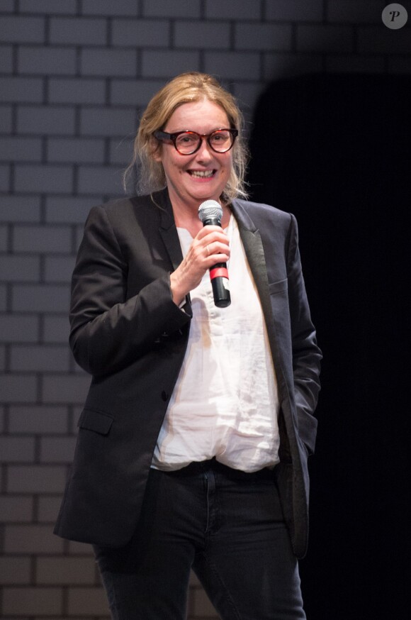 Exclusif - Cécile Felsenberg - Point sur la préparation du film "Jeux dangereux" au Théâtre de Paris le 15 juin 2015 devant ses coproducteurs de la plateforme Touscoprod.