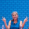 Exclusif - Michèle Laroque - Point sur la préparation du film "Jeux dangereux" au Théâtre de Paris le 15 juin 2015 devant ses coproducteurs de la plateforme Touscoprod.