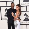 Big Sean et sa ex petite-amie Ariana Grande - 57ème soirée annuelle des Grammy Awards au Staples Center à Los Angeles, le 8 février 2015.