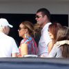 La chanteuse Mariah Carey sur le yacht de son amoureux James Packer, à Juan-les-Pins, le 25 juin 2015