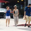 Alicia Keys de sortie à West Hollywood avec son entourage et son fils Genesis, 6 mois. Los Angeles, le 30 juin 2015.