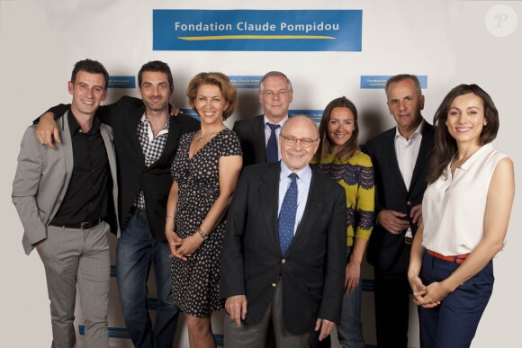 Nouveaux ambassadeurs et ambassadrices people de la fondation Claude Pompidou. Juin 2015.