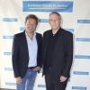 Jérôme Anthony et Richard Hutin - Présentation des nouveaux ambassadeurs et ambassadrices people de la fondation Claude Pompidou. Juin 2015.
