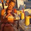 Stéphanie Clerbois : vacances ensoleillées en Croatie avec son baby Lyam. Juin 2015