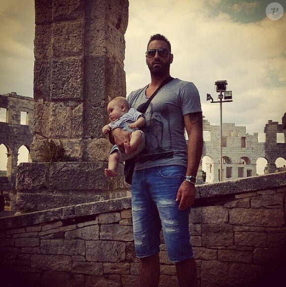 Stéphanie Clerbois : vacances en Croatie avec son baby Lyam. Juin 2015