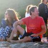 Cindy Crawford et son mari Rande Gerber - Exclusif - Les célébrités ont fêté le 4 juillet (Le Jour de l'Indépendance des Etats-Unis) chez Chris Chelio dans sa maison à Malibu, le 4 juillet 2015