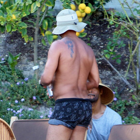 Cuba Gooding Jr. - Exclusif - Les célébrités ont fêté le 4 juillet (Le Jour de l'Indépendance des Etats-Unis) chez Chris Chelio dans sa maison à Malibu, le 4 juillet 2015