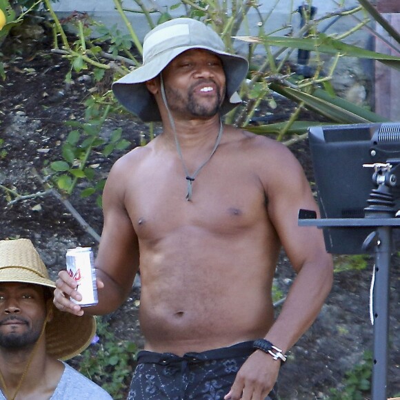 Cuba Gooding Jr. - Exclusif - Les célébrités ont fêté le 4 juillet (Le Jour de l'Indépendance des Etats-Unis) chez Chris Chelio dans sa maison à Malibu, le 4 juillet 2015