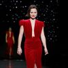 Sasha Cohen lors de la soirée Go Red For Women : The Heart Truth Red Dress Collection, au Lincoln Centre de New York le 6 février 2014